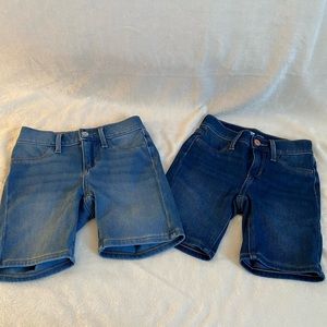 Lot of 2 Old Navy Bermuda Shorts for Girls Size 8